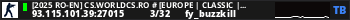 [2025 RO-EN] CS.WORLDCS.RO # [EUROPE | CLASSIC | FUN]