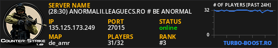 (--:--) ANORMALII.LEAGUECS.RO # BE ANORMAL