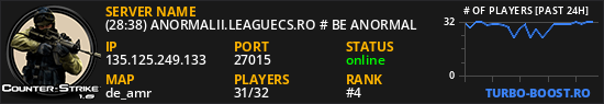 (--:--) ANORMALII.LEAGUECS.RO # BE ANORMAL