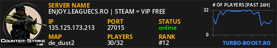 ENJOY.LEAGUECS.RO | STEAM = VIP FREE