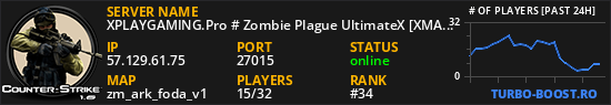 XPLAYGAMING.Pro # Zombie Plague UltimateX [XMASUpdate + FDL + VIP] ®