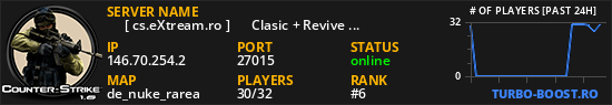 ★   [ cs.eXtream.ro ] ⮞   Clasic + Revive Mode | Free GUN