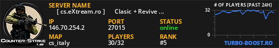 ★   [ cs.eXtream.ro ] ⮞   Clasic + Revive Mode | Free GUN
