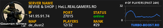 REVIVE & SHOP | HeLL.REALGAMERS.RO
