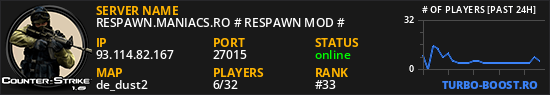 RESPAWN.MANIACS.RO # RESPAWN MOD #