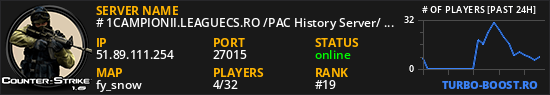 # 1CAMPIONII.LEAGUECS.RO /PAC History Server/ MOD REVIVE