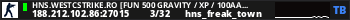 HNS.WESTCSTRIKE.RO [FUN 500 GRAVITY / XP / 100aa]