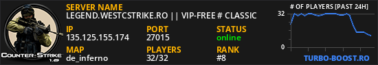 LEGEND.WESTCSTRIKE.RO || VIP-FREE # CLASSIC