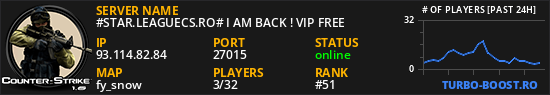 #STAR.LEAGUECS.RO# I AM BACK ! VIP FREE