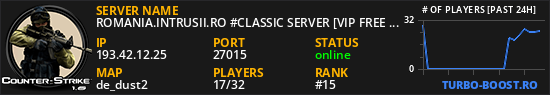ROMANIA.INTRUSII.RO #CLASSIC SERVER [VIP FREE 23-11]