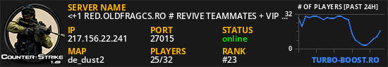 <+1 RED.OLDFRAGCS.RO # REVIVE TEAMMATES + VIP FREE